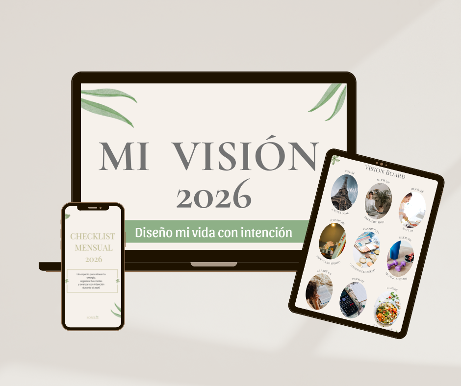 🌟 SORELLE Vision Board 2026 -  Formato imprimible (PDF de alta calidad)