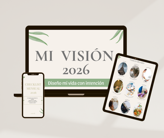 🌟 SORELLE Vision Board 2026 -  Formato imprimible (PDF de alta calidad)